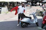 Amsterdam 7 juni 2018
Maik de Boer met zijn vespa scooter.