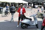 Amsterdam 7 juni 2018
Maik de Boer met zijn vespa scooter.