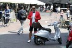 Amsterdam 7 juni 2018
Maik de Boer met zijn vespa scooter.