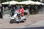 Amsterdam 7 juni 2018
Maik de Boer met zijn vespa scooter.