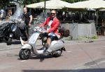 Amsterdam 7 juni 2018
Maik de Boer met zijn vespa scooter.