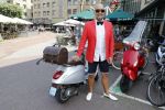 Amsterdam 7 juni 2018
Maik de Boer met zijn vespa scooter.