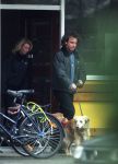 26 Januari 1997 De eerste foto's vanLeontine Borsato (Leontine Ruiters) en Marco Borsato wandelend met hun hond
