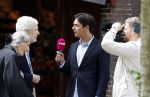 Amsterdam 23 mei 2018
Powned verslaggever Mark Baanders op de cornelis schuytstraat.
