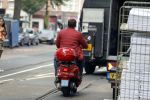 Amsterdam 25 mei 2018
Martijn Krabbe op zijn vespa scooter.