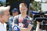 Amsterdam 28 mei 2018
Rechtszaak Patricia Paay tegen Geen Stijl en Eendevanger. Patricia kwam met haar man Robbert Hinfelaar naar de rechtbank in Amsterdam. Johan Vlemmix was ook aanwezig. Story verslaggever Nick Dijkman