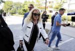 Amsterdam 28 mei 2018
Rechtszaak Patricia Paay tegen Eendevanger en Geen Stijl.nl in rechtbank van Amsterdam. Patricia kwam met haar man Robbert Hinfelaar.