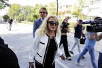 Amsterdam 28 mei 2018
Rechtszaak Patricia Paay tegen Eendevanger en Geen Stijl.nl in rechtbank van Amsterdam. Patricia kwam met haar man Robbert Hinfelaar.