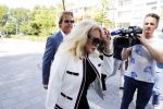 Amsterdam 28 mei 2018
Rechtszaak Patricia Paay tegen Eendevanger en Geen Stijl.nl in rechtbank van Amsterdam. Patricia kwam met haar man Robbert Hinfelaar.