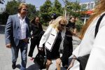 Amsterdam 28 mei 2018
Rechtszaak Patricia Paay tegen Geen Stijl en Eendevanger. Patricia kwam met haar man Robbert Hinfelaar naar de rechtbank in Amsterdam. Johan Vlemmix was ook aanwezig.