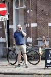 Amsterdam 25 mei 2018
Patrick Stoof bellend op straat.