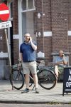 Amsterdam 25 mei 2018
Patrick Stoof bellend op straat.