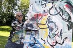 Eemnes 28 mei 2018
Golfwedstrijd ten bate van Warchild met oa Victor Reinier Toine v Peperstraten Mariska v Kolck en Frits Sissing. Kunstenaar Pim Smit maakt samen met victor Reinier een schilderij .
