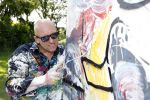 Eemnes 28 mei 2018
Golfwedstrijd ten bate van Warchild met oa Victor Reinier Toine v Peperstraten Mariska v Kolck en Frits Sissing. Kunstenaar Pim Smit maakt samen met victor Reinier een schilderij .
