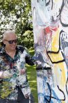 Eemnes 28 mei 2018
Golfwedstrijd ten bate van Warchild met oa Victor Reinier Toine v Peperstraten Mariska v Kolck en Frits Sissing. Kunstenaar Pim Smit maakt samen met victor Reinier een schilderij .