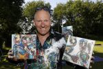 Eemnes 28 mei 2018
Golfwedstrijd ten bate van Warchild met oa Victor Reinier Toine v Peperstraten Mariska v Kolck en Frits Sissing. Kunstenaar Pim Smit maakt samen met victor Reinier een schilderij .