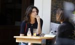 Amsterdam 24 mei 2018
Rifka Lodeizen op terras.