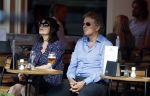 Amsterdam 23 mei 2018
Robert en Roos ten Brink op terras in Amsterdam zuid