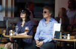 Amsterdam 23 mei 2018
Robert en Roos ten Brink op terras in Amsterdam zuid