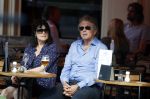 Amsterdam 23 mei 2018
Robert en Roos ten Brink op terras in Amsterdam zuid