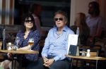 Amsterdam 23 mei 2018
Robert en Roos ten Brink op terras in Amsterdam zuid