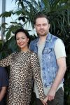 Amsterdam 5 juni 2018
Premiere Jurassic world in het amsterdam theater. Sonja Silva met man Pyke Pos en zoon