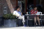 Amsterdam 29 mei 2018
Toine v Peperstraten drinkt koffietje bij starbucks.