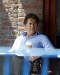 Amsterdam 29 mei 2018
Toine v Peperstraten drinkt koffietje bij starbucks.