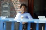 Amsterdam 29 mei 2018
Toine v Peperstraten drinkt koffietje bij starbucks.