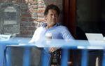 Amsterdam 29 mei 2018
Toine v Peperstraten drinkt koffietje bij starbucks.