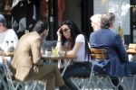 Amsterdam 23 mei 2019
Amanda Balk met haar (ex) man op terras in Amsterdam zuid.