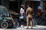 Amsterdam 23 mei 2019
Amanda Balk met haar (ex) man op terras in Amsterdam zuid.