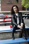 Amsterdam 28 mei 2019
Birgit Schuurman arriveert op een jetski bij cafe de waterkant om daar een gids van Liptonice uit te reiken aan eigenaar van de waterkant.