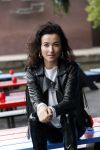 Amsterdam 28 mei 2019
Birgit Schuurman arriveert op een jetski bij cafe de waterkant om daar een gids van Liptonice uit te reiken aan eigenaar van de waterkant.