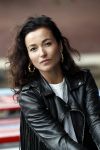 Amsterdam 28 mei 2019
Birgit Schuurman arriveert op een jetski bij cafe de waterkant om daar een gids van Liptonice uit te reiken aan eigenaar van de waterkant.