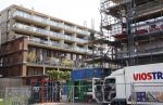 Amsterdam 27 mei 2019
Achter het appartement van Caroline Tensen wordt een nieuw complex gebouwd.