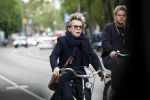 Amsterdam 25 mei 2019
Connie Palmen op de fiets in Amsterdam.