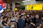 Schiphol  19 mei 2019
Vele fans wachten Duncan Laurence op nadat hij op schiphol is geland . De avond ervoor heeft hij het songfestival gewonnen in israel