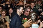 Schiphol  19 mei 2019
Vele fans wachten Duncan Laurence op nadat hij op schiphol is geland . De avond ervoor heeft hij het songfestival gewonnen in israel