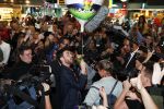 Schiphol  19 mei 2019
Vele fans wachten Duncan Laurence op nadat hij op schiphol is geland . De avond ervoor heeft hij het songfestival gewonnen in israel