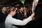 Schiphol  19 mei 2019
Vele fans wachten Duncan Laurence op nadat hij op schiphol is geland . De avond ervoor heeft hij het songfestival gewonnen in israel