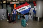 Schiphol  19 mei 2019
Vele fans wachten Duncan Laurence op nadat hij op schiphol is geland . De avond ervoor heeft hij het songfestival gewonnen in israel