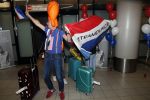 Schiphol  19 mei 2019
Vele fans wachten Duncan Laurence op nadat hij op schiphol is geland . De avond ervoor heeft hij het songfestival gewonnen in israel