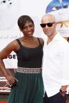 Amsterdam 2 juni 2019
Premiere huisdiergeheimen 2 in pathe arena. Edsilia Rombley met haar man Tjeerd Oosterhuis hun dochters en haar moeder