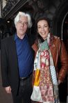 Amsterdam 20 mei 2019
Premiere best of broadway in carre. 
Frederique Sluyterman v Loo met haar man Eric Breij