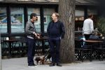 Amsterdam 25 mei 2019
Gerard Spong met partner en hun hondje op de beethovenstraat. Ze rijden in hun Rolls Royce.