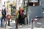 Amsterdam 24 mei 2019
Gigi Ravelli en haar vriend Roger Hodenius bij hun huis.