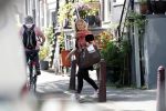 Amsterdam 24 mei 2019
Gigi Ravelli en haar vriend Roger Hodenius bij hun huis.