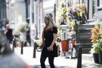Amsterdam 24 mei 2019
Gigi Ravelli en haar vriend Roger Hodenius bij hun huis.
