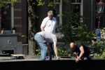Amsterdam 22 mei 2019
Hans v d Togt is zijn woonark / woonboot compleet aan het verbouwen.